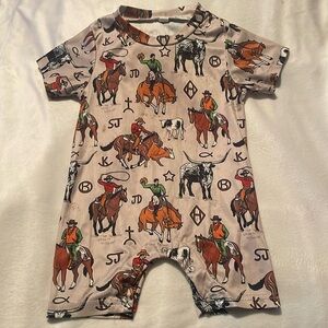 Western baby onesie 🤠